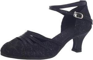 Women's Latin Dance Shoes Tango Pole Ballroom Dance Shoes Modern Dance Shoes High Heels 5.5/7.5 Cm