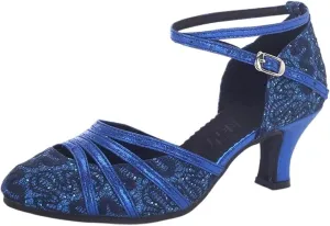 Women's Latin Dance Shoes Tango Pole Ballroom Dance Shoes Modern Dance Shoes High Heels 5.5/7.5 Cm
