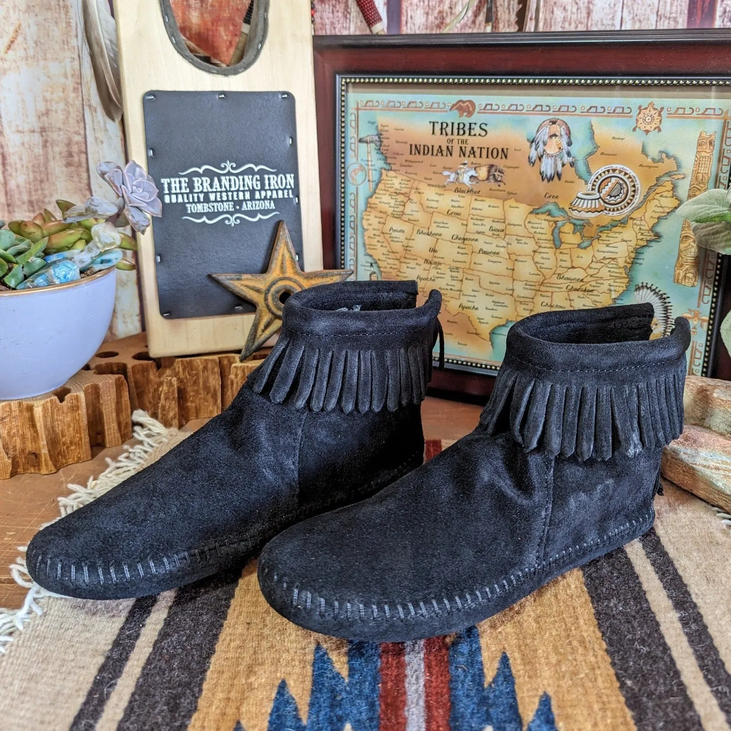 Women's Moccasin Boots the "Softsole" by Minnetonka 182/189