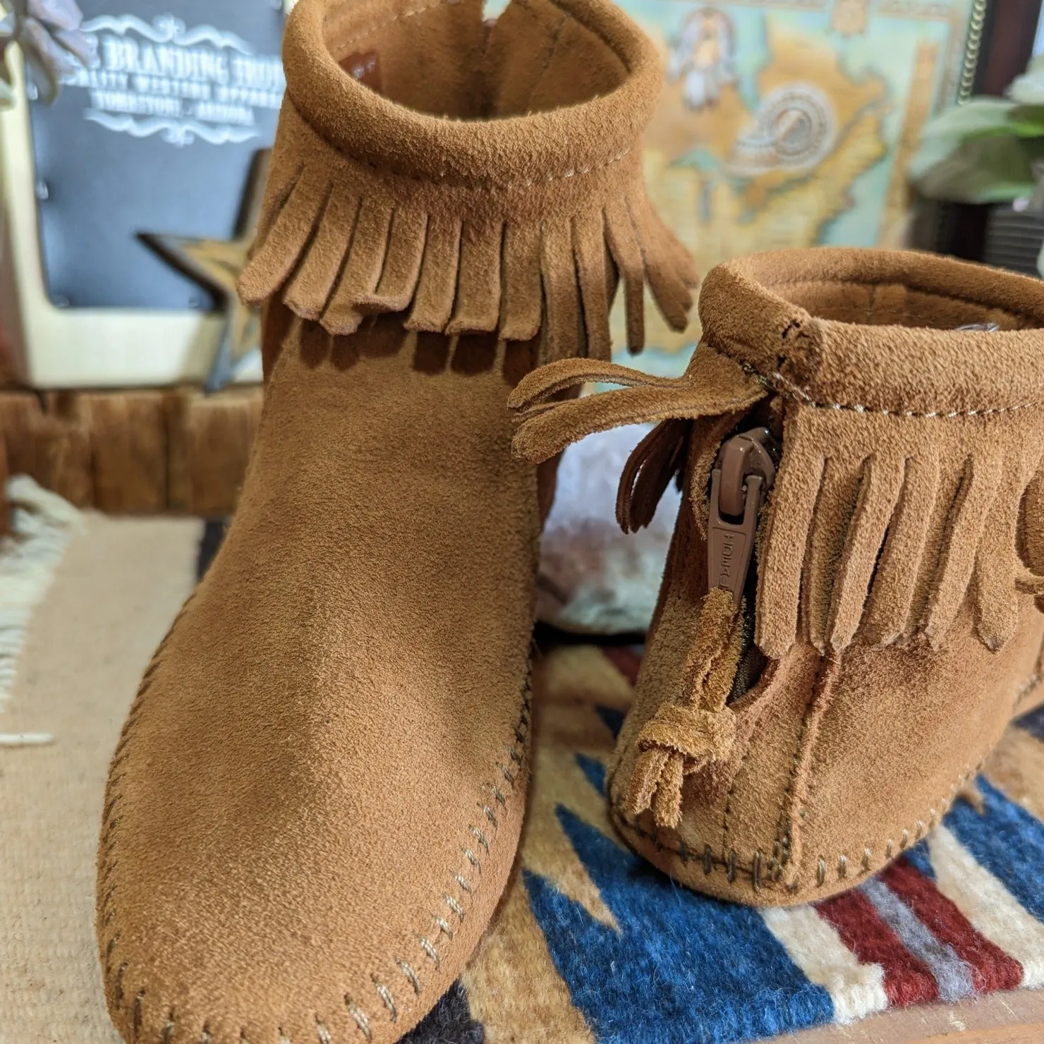 Women's Moccasin Boots the "Softsole" by Minnetonka 182/189