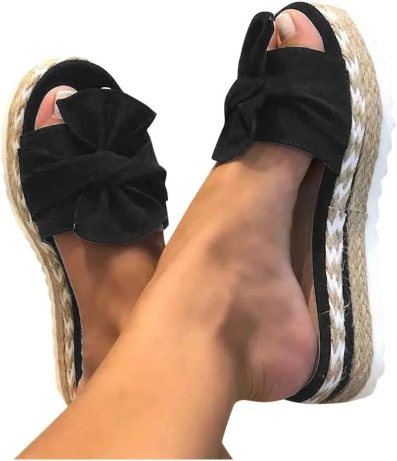Womens Orthopedic Sandals with Arch Support Wedge Open Toe Ladies Platform Dressy Casual Comfortable Outdoor Shoes