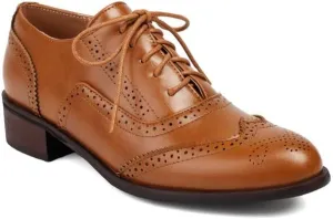 Women's Oxfords Brogue Low Heel Shoes