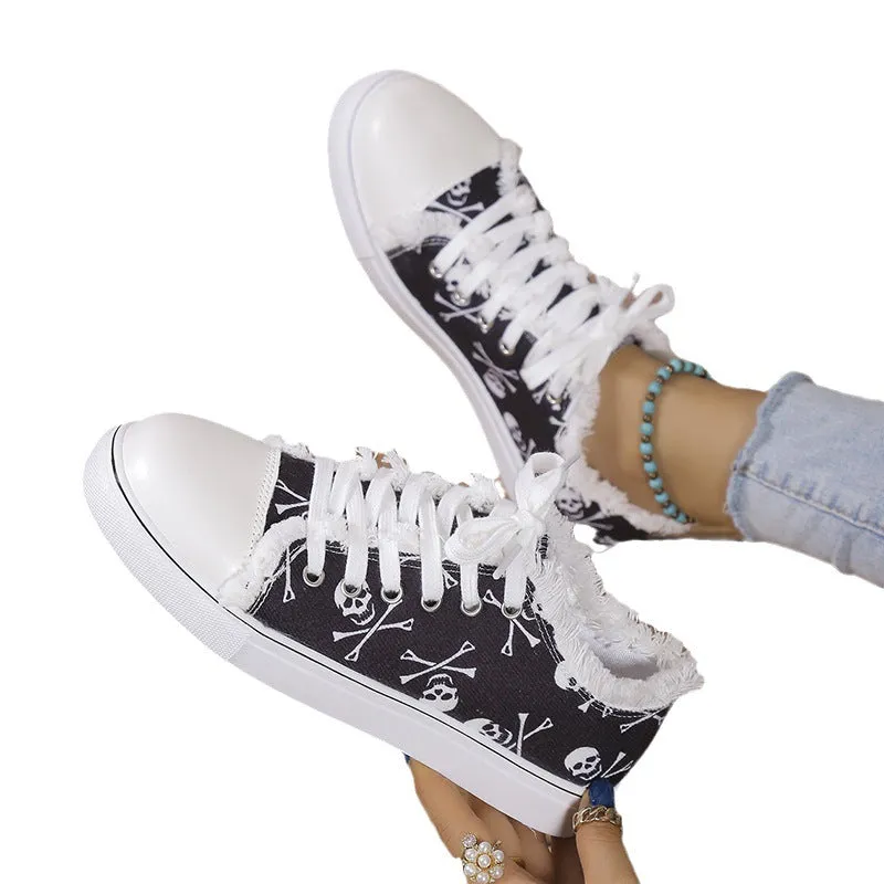 Women’s Patterned Canvas Sneakers