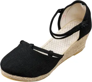 Women's Platform Wedge Sandals Comfortable Summer Platform Casual Dress Women Sandal Women's Flat Sandals