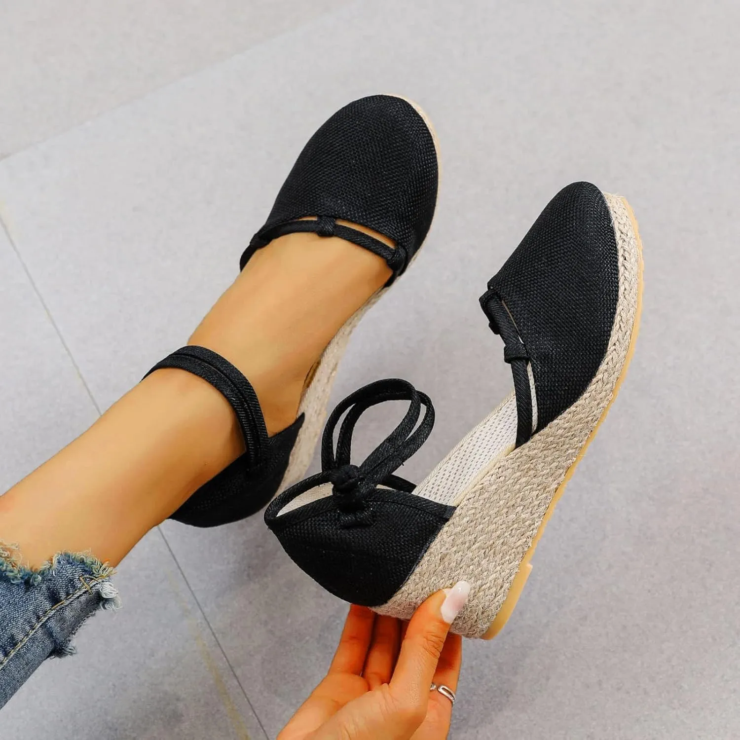Women's Platform Wedge Sandals Comfortable Summer Platform Casual Dress Women Sandal Women's Flat Sandals