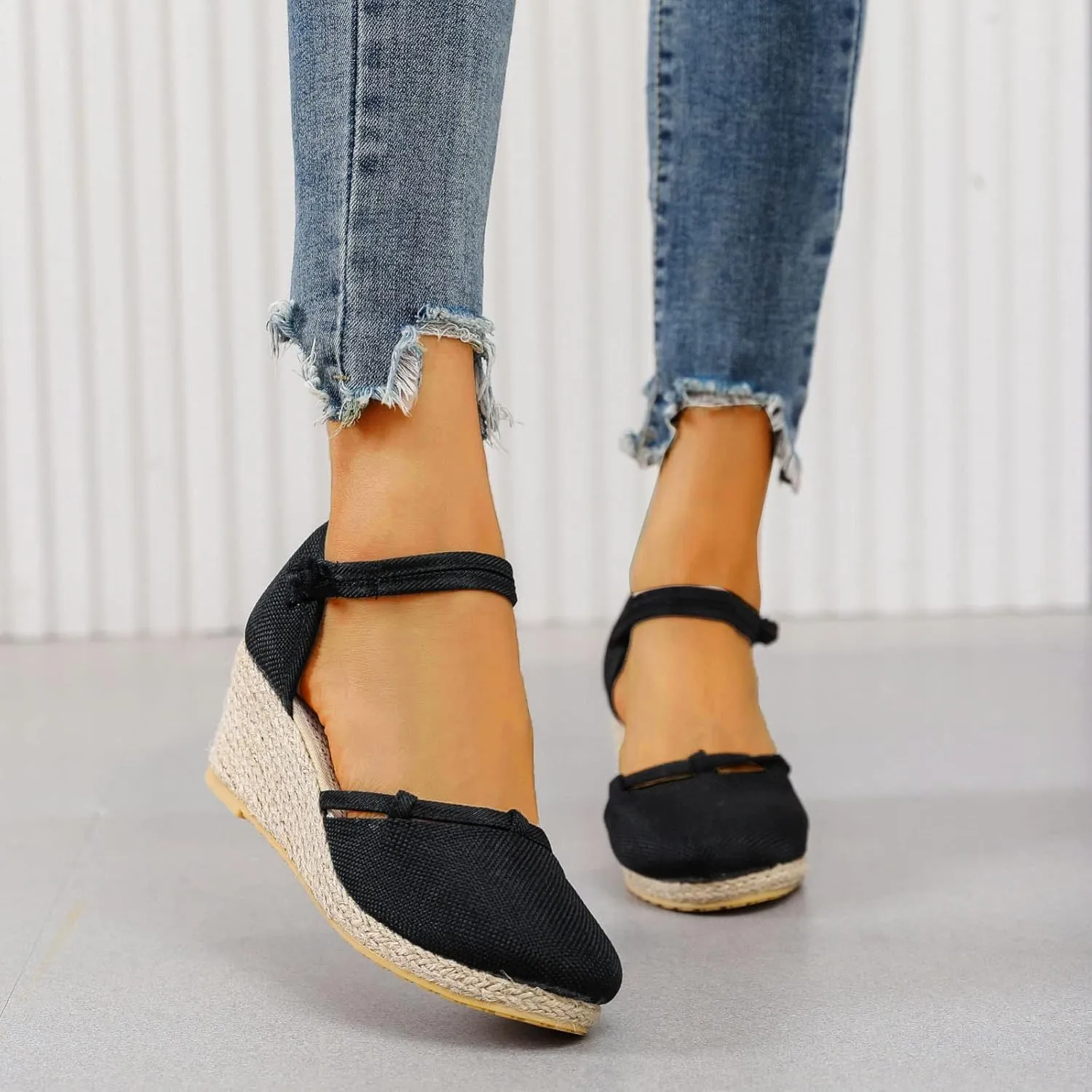 Women's Platform Wedge Sandals Comfortable Summer Platform Casual Dress Women Sandal Women's Flat Sandals