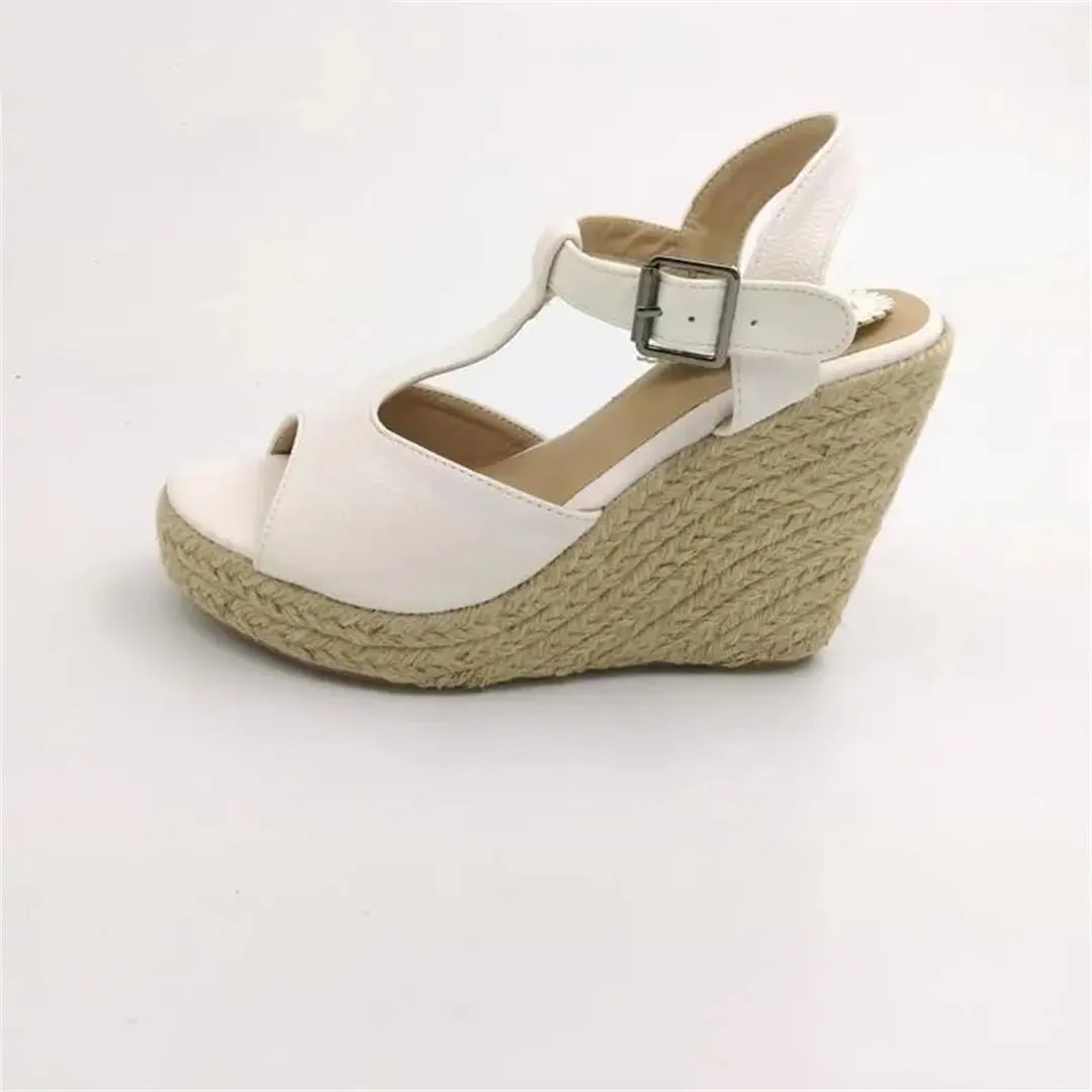 Womens Platform Wedge Sandals High Heels Open Toe Wedges Espadrilles Heels Summer Shoes