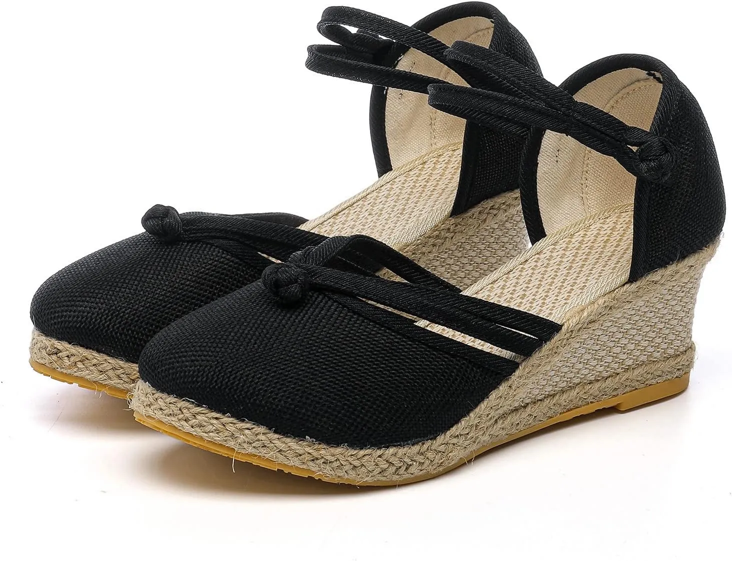 Women's Platform Wedge Sandals Summer Low Wedges Womens Comfortable Open Toe Sandal Dress Sandals for Women