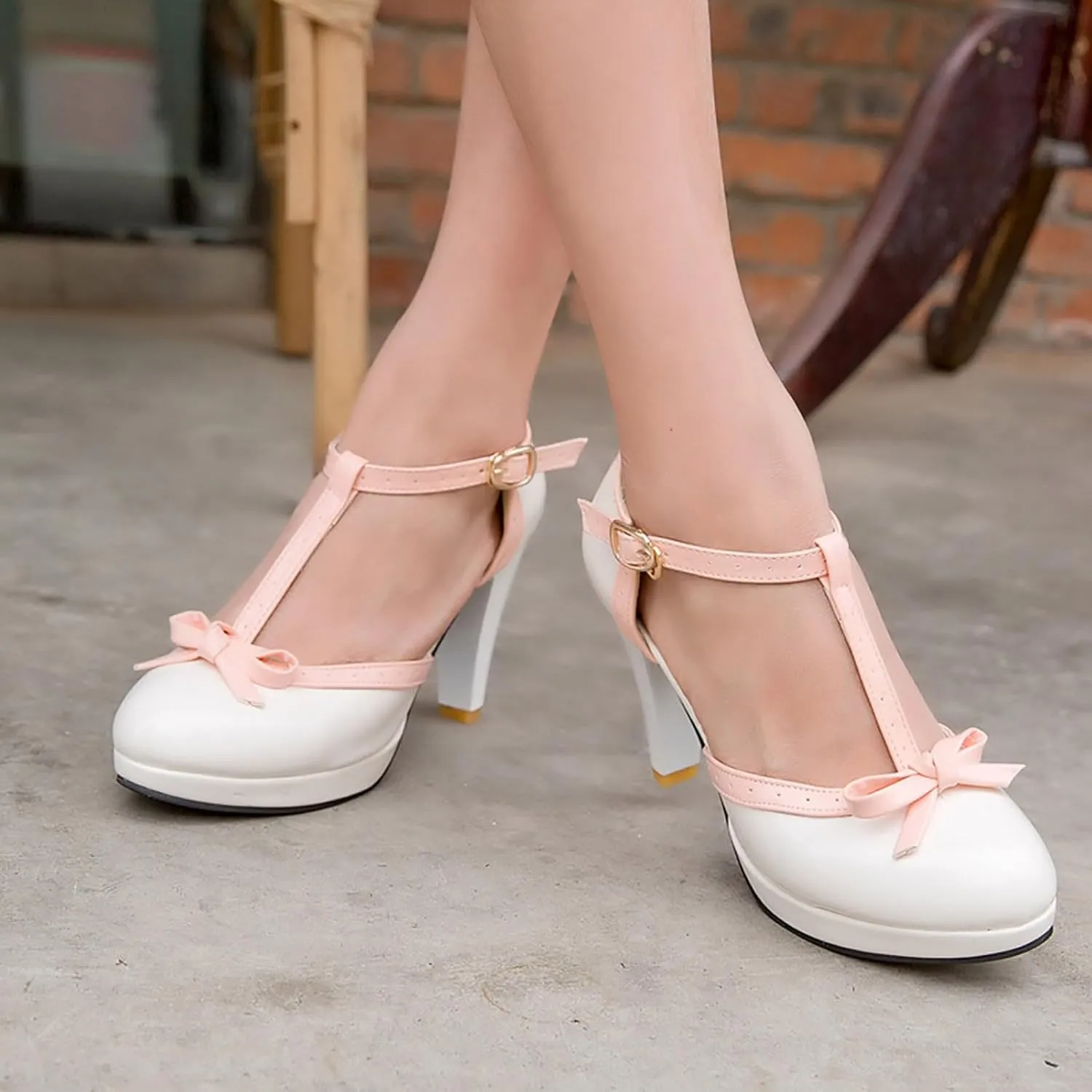 Women's Pumps Dress Shoes Sandals for Women Ladies High Heels Shoes Bowknot Business Causal Single