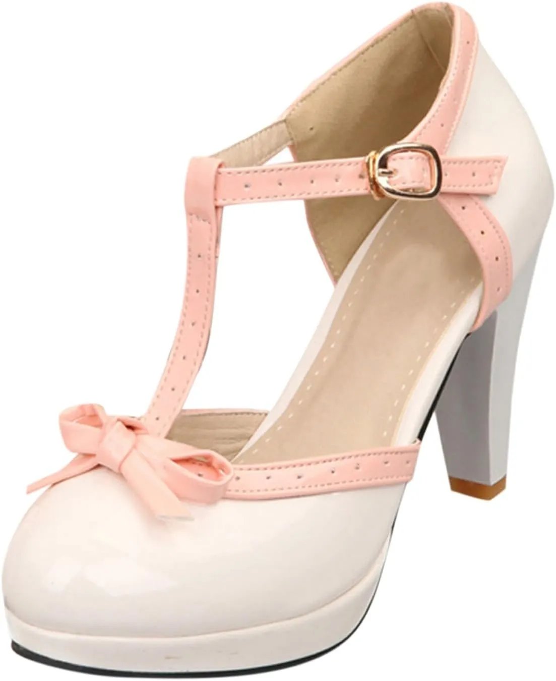 Women's Pumps Dress Shoes Sandals for Women Ladies High Heels Shoes Bowknot Business Causal Single