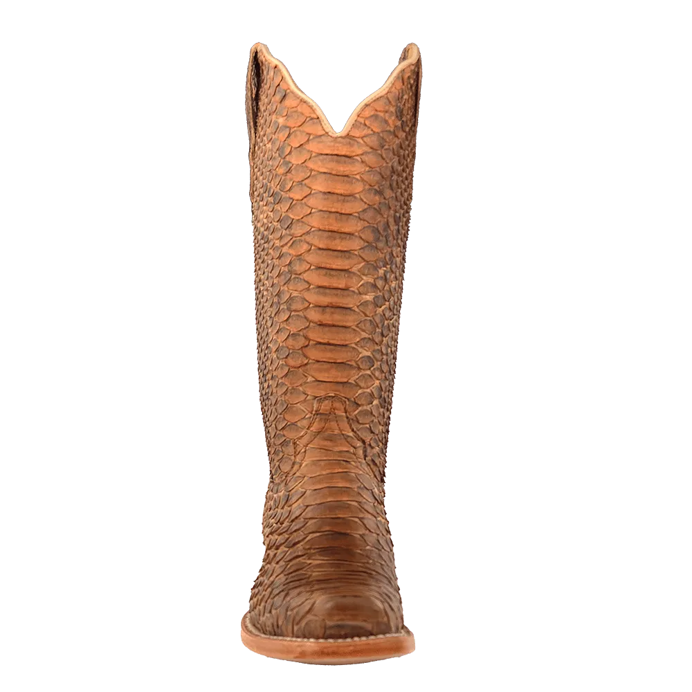 WOMEN'S R. WATSON RWL7201-1  Sand Matte Python WESTERN BOOTS