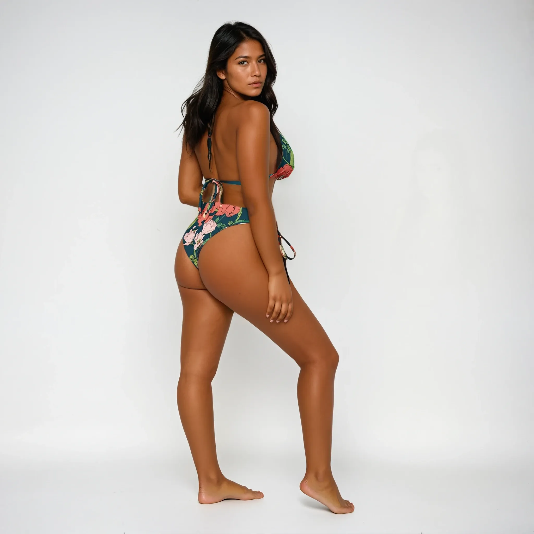 Women's Recycled String Bikini, Seychelles Floral