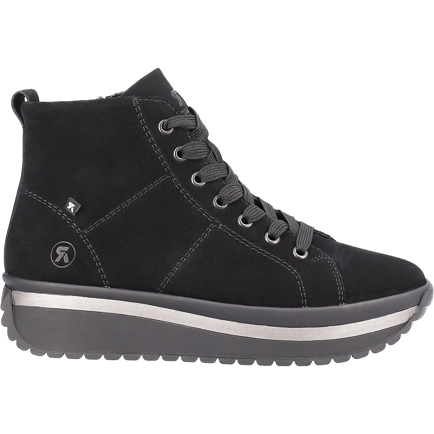Women's Rieker Revolution W0960-00 Joy 60 Black Suede