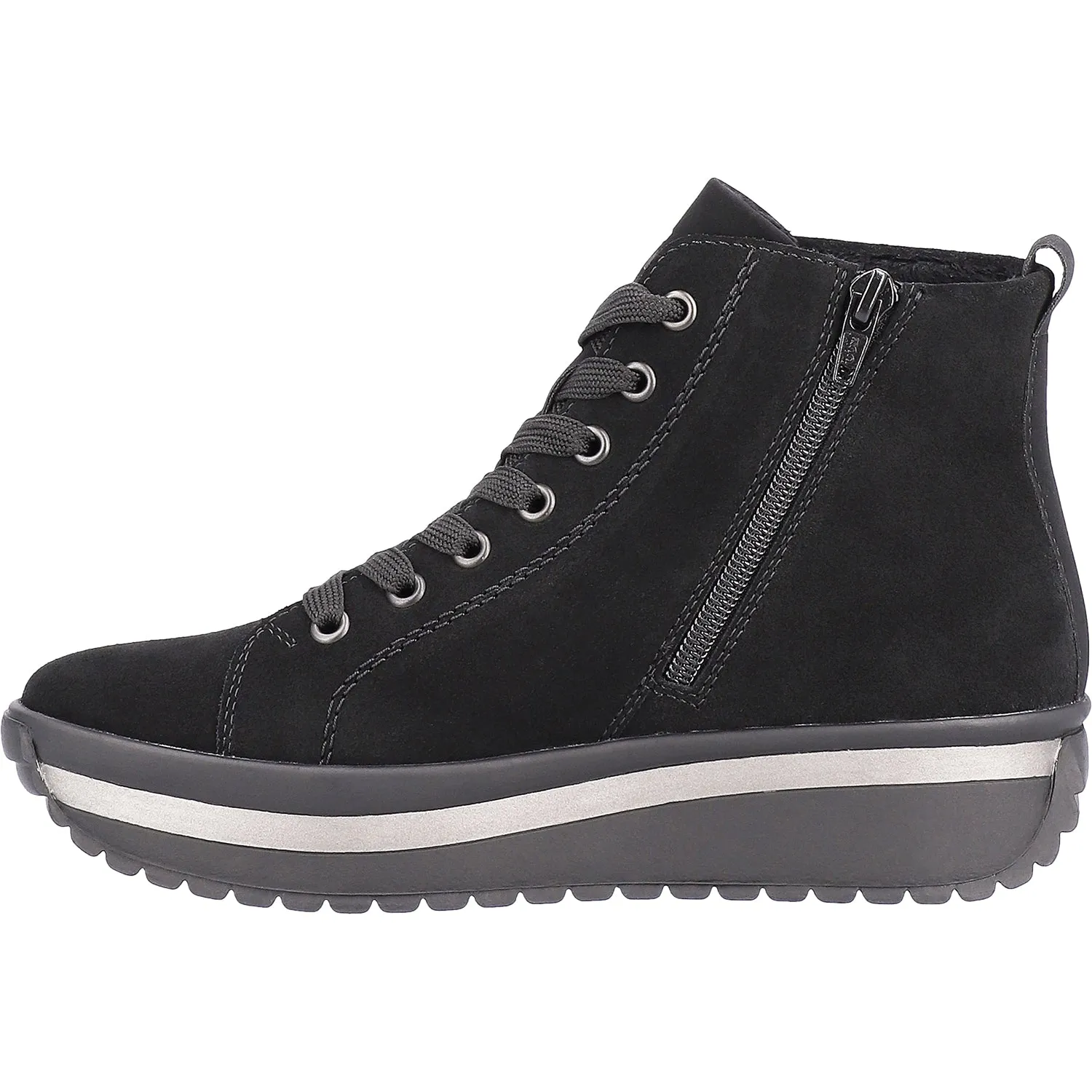 Women's Rieker Revolution W0960-00 Joy 60 Black Suede