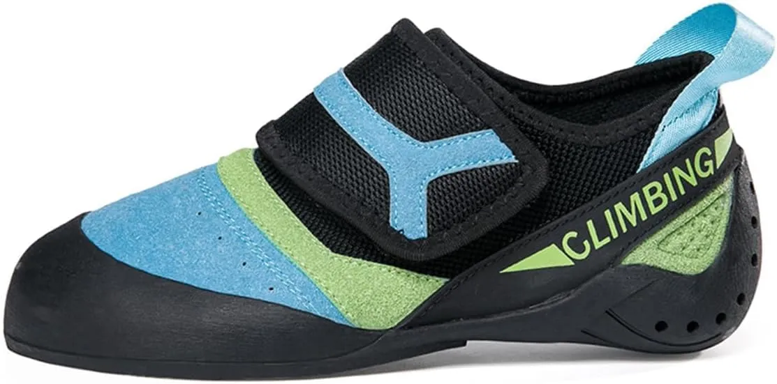 Women's Rock Climbing Shoes Breathable Ladies Kids Indoor Climbing Trainers Non Slip Wall Bouldering Sneakers for Gym Sports