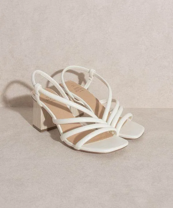 Womens Shoes Ashley Wooden Heel Sandals
