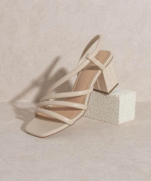Womens Shoes Ashley Wooden Heel Sandals