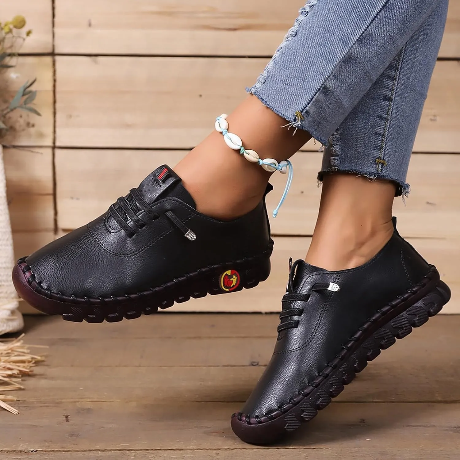 Womens Shoes FlatsWomens White Sneakers Wide Width Loafers for Women Flat Bottom Fashion Christmas Sneakers for Women 2024 Wide Toe Box Trendy Casual