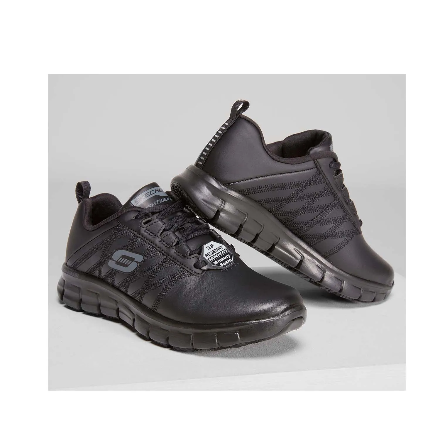 Women's Skech-Air Chamness Slip-Resistant Shoe