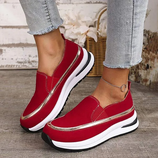 Women's Slip-On Platform Loafers 47678870C