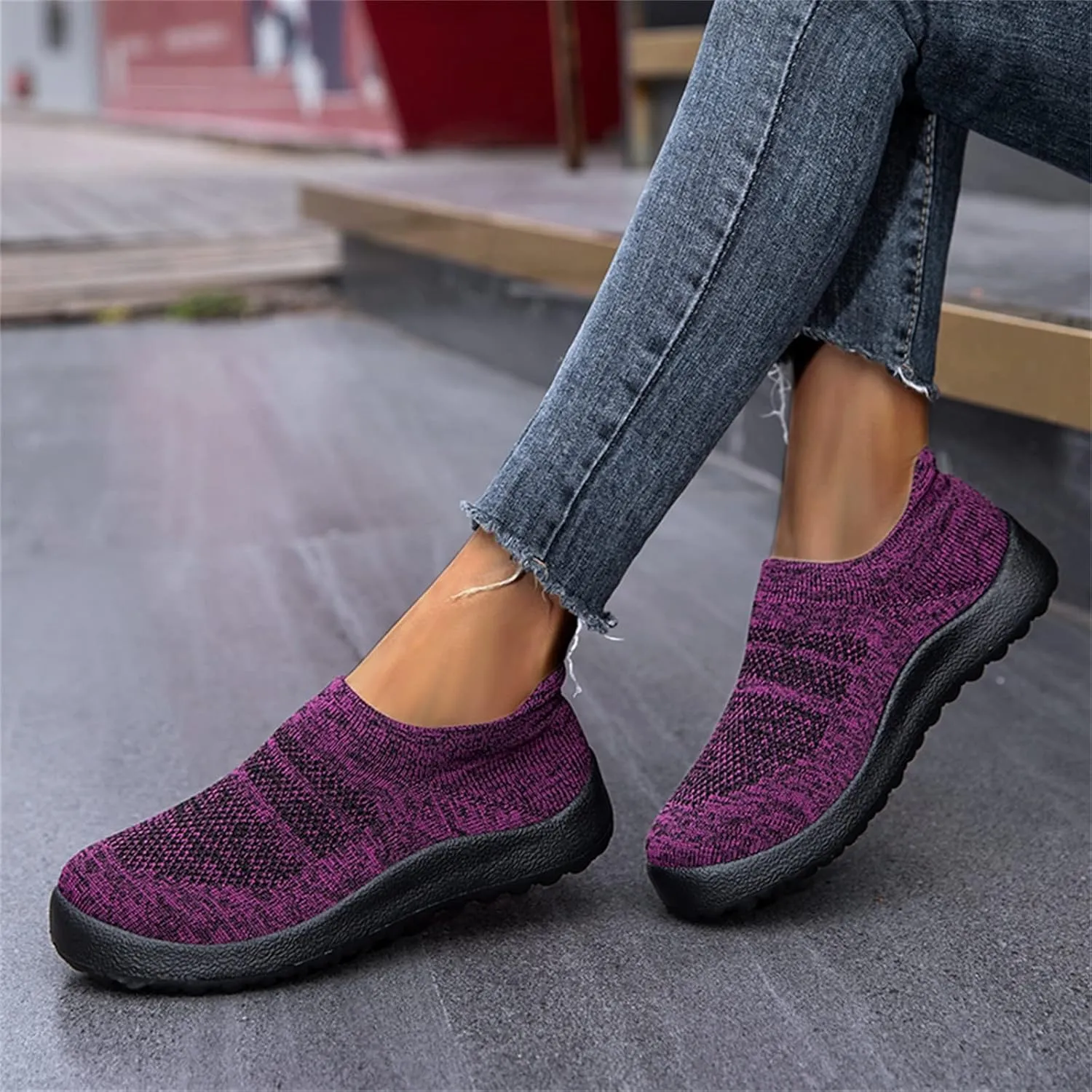 Women's Slip on Shoes Canvas Sneakers Loafers Non Slip Mens Casual Shoes Wide Width Brown Casual Shoes Walking Sneakers Waterproof Tennis Shoe White Loafers
