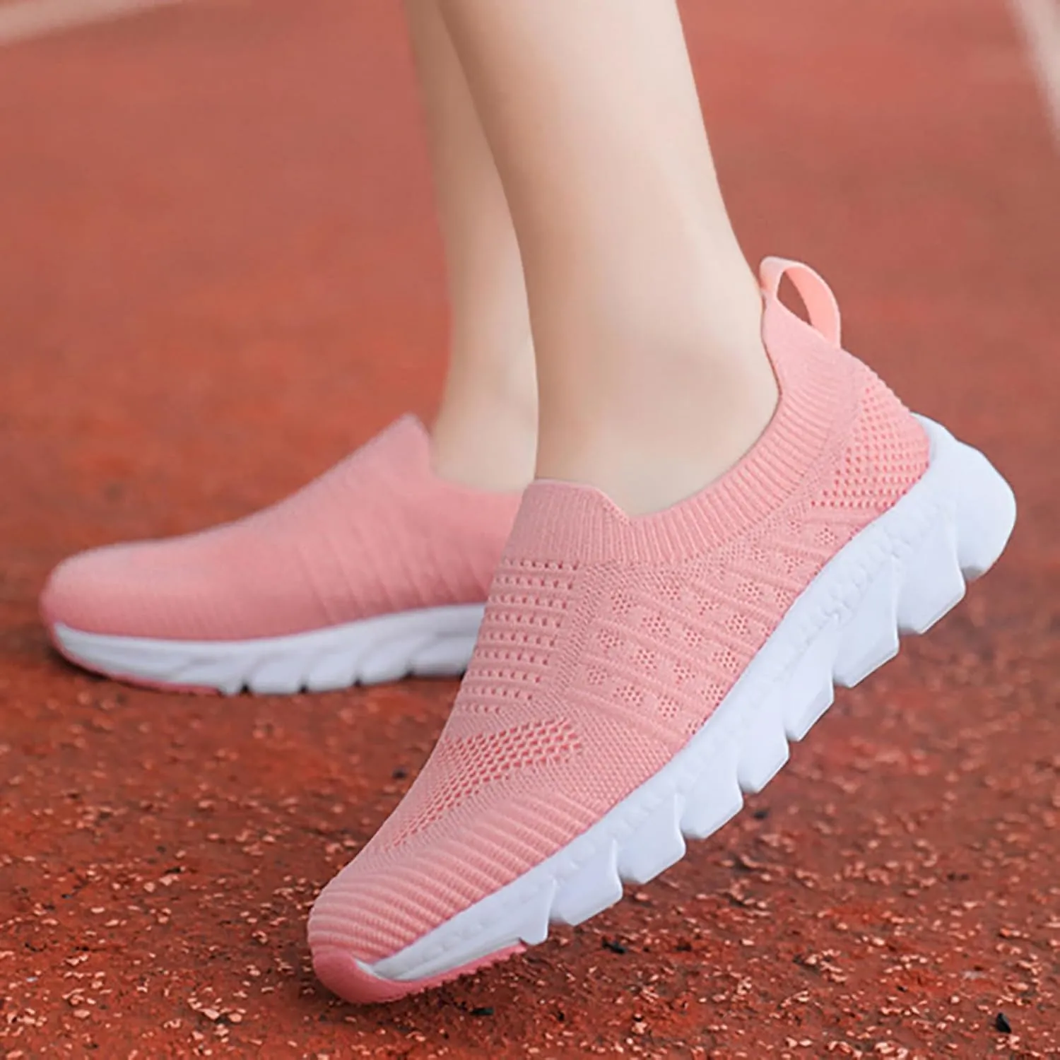 Womens Slip On Walking Shoes Non Slip Running Shoes Mens Casual Shoes High Top Business Casual Shoes Shoes Sneakers Red Tennis Shoe Trainers Shoe