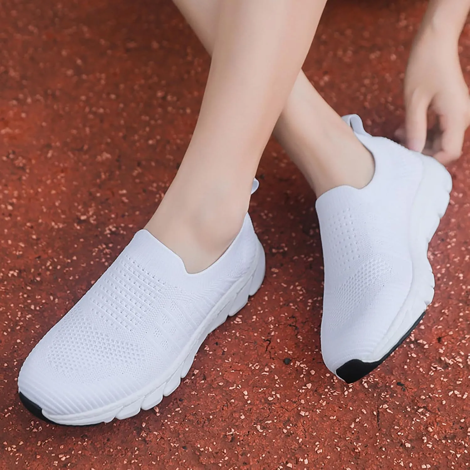 Womens Slip On Walking Shoes Non Slip Running Shoes Mens Casual Shoes High Top Business Casual Shoes Shoes Sneakers Red Tennis Shoe Trainers Shoe