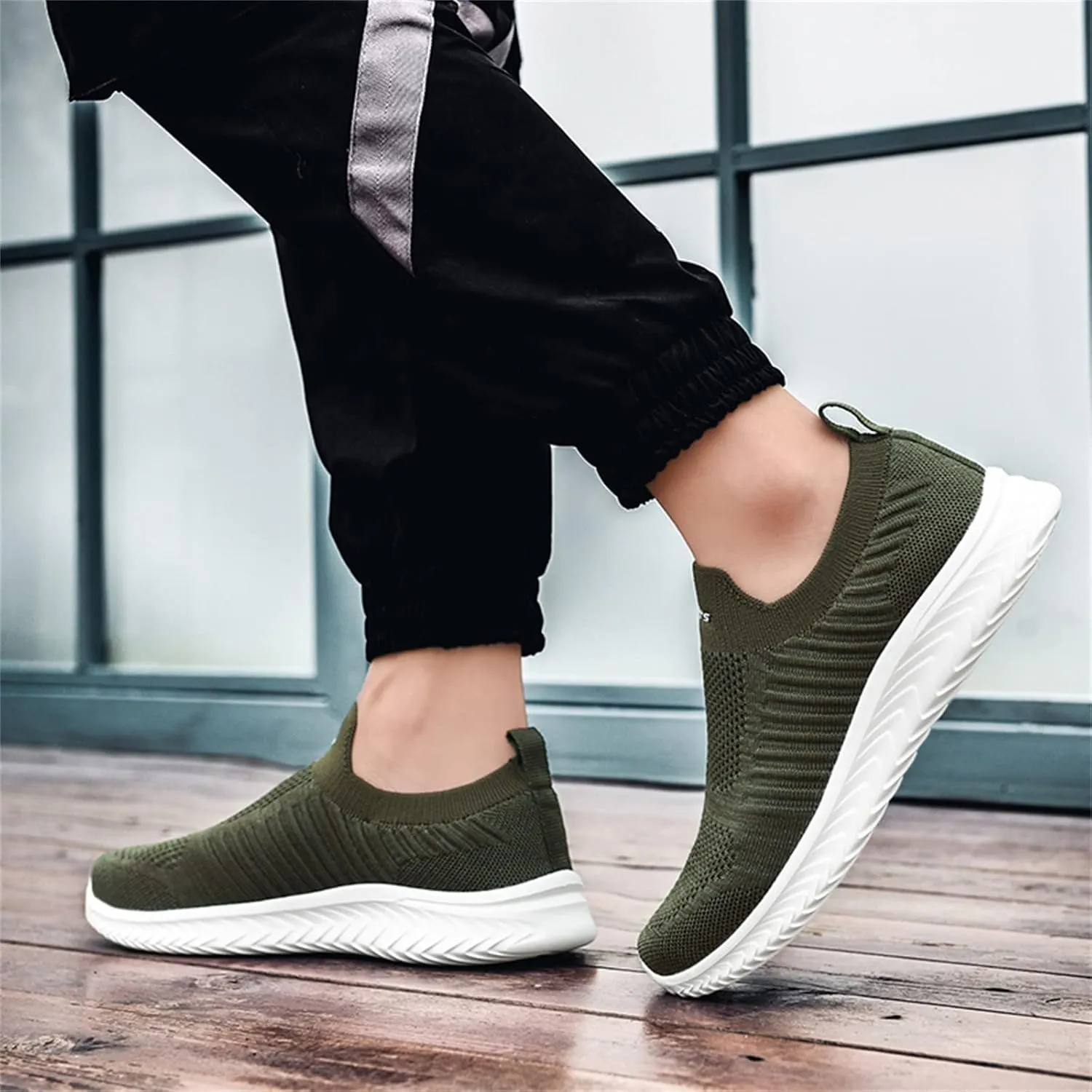 Womens Slip On Walking Shoes Non Slip Running Shoes Mens Casual Shoes High Top Business Casual Shoes Shoes Sneakers Red Tennis Shoe Trainers Shoe
