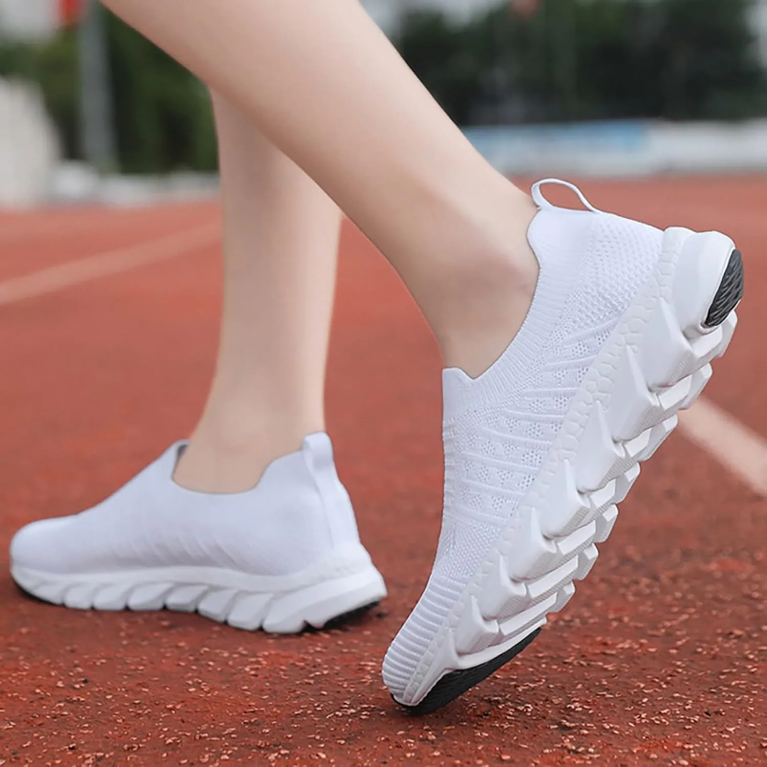 Womens Slip On Walking Shoes Non Slip Running Shoes Mens Casual Shoes High Top Business Casual Shoes Shoes Sneakers Red Tennis Shoe Trainers Shoe