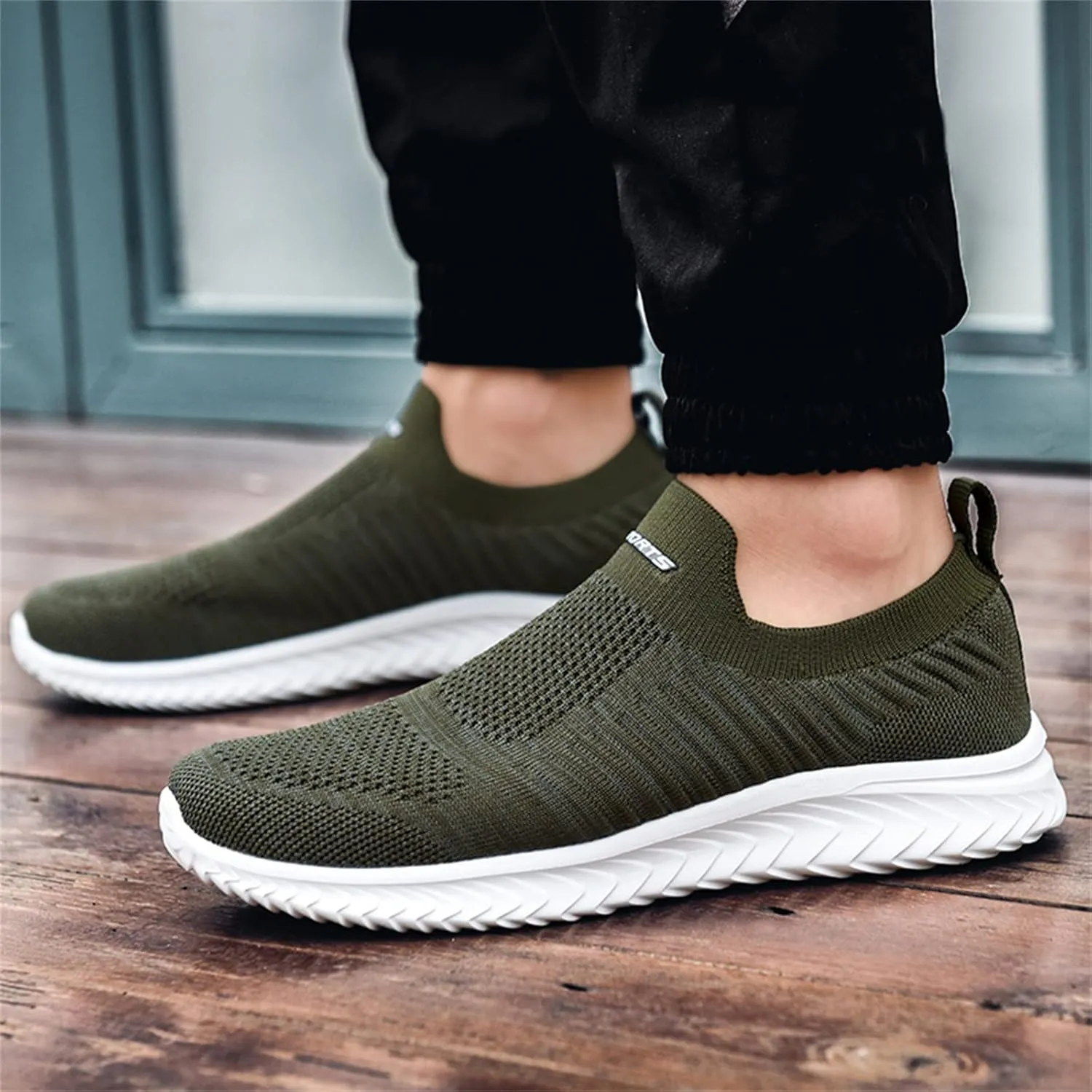 Womens Slip On Walking Shoes Non Slip Running Shoes Mens Casual Shoes High Top Business Casual Shoes Shoes Sneakers Red Tennis Shoe Trainers Shoe