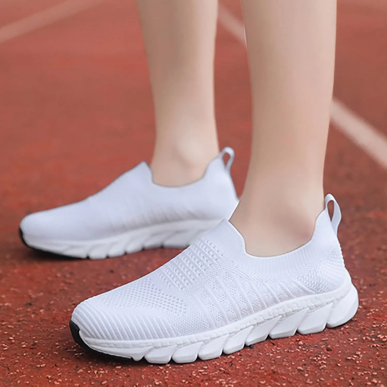 Womens Slip On Walking Shoes Non Slip Running Shoes Mens Casual Shoes High Top Business Casual Shoes Shoes Sneakers Red Tennis Shoe Trainers Shoe