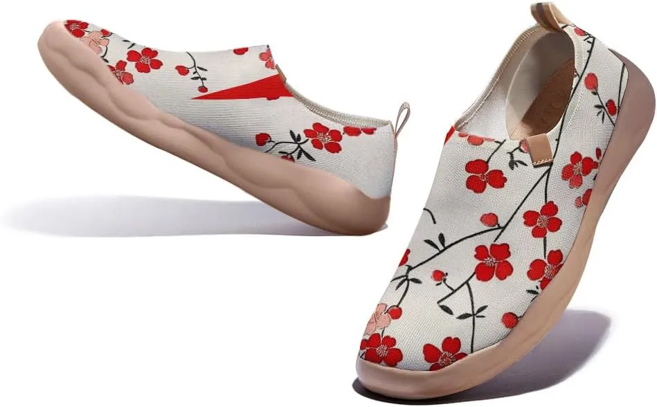 Women's Slip Ons Lightweight Flats Sneakers Walking Casual Loafers Art Painted Travel Shoes