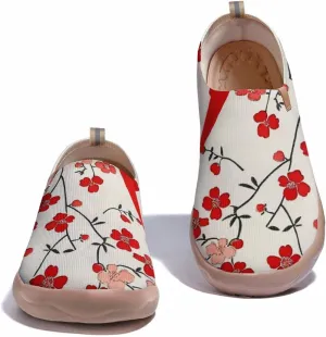 Women's Slip Ons Lightweight Flats Sneakers Walking Casual Loafers Art Painted Travel Shoes