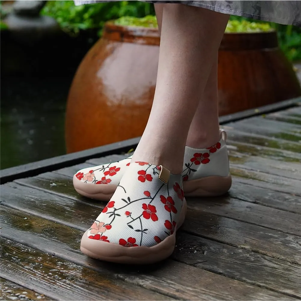 Women's Slip Ons Lightweight Flats Sneakers Walking Casual Loafers Art Painted Travel Shoes