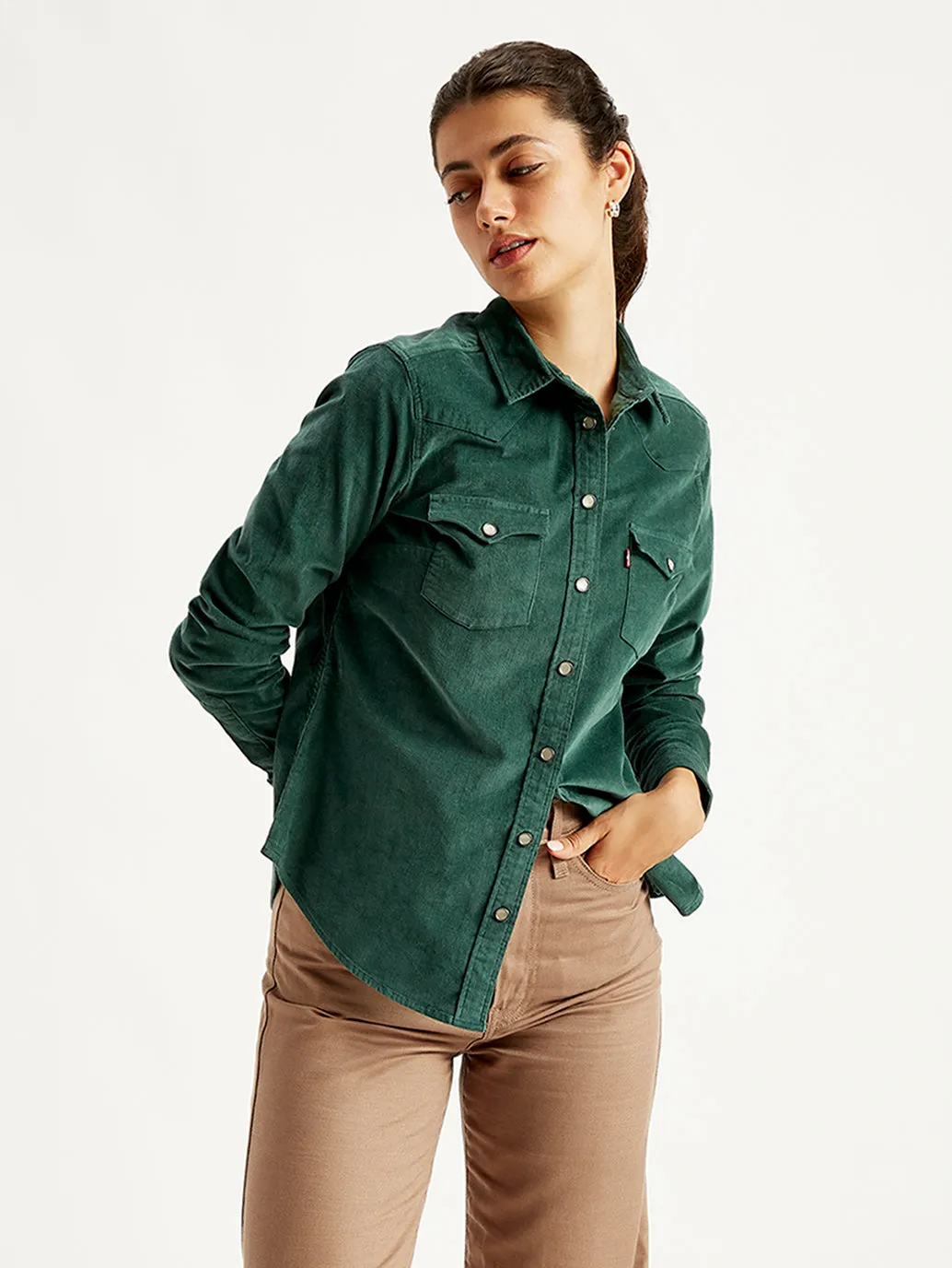 Women's Solid Regular Fit Shirt