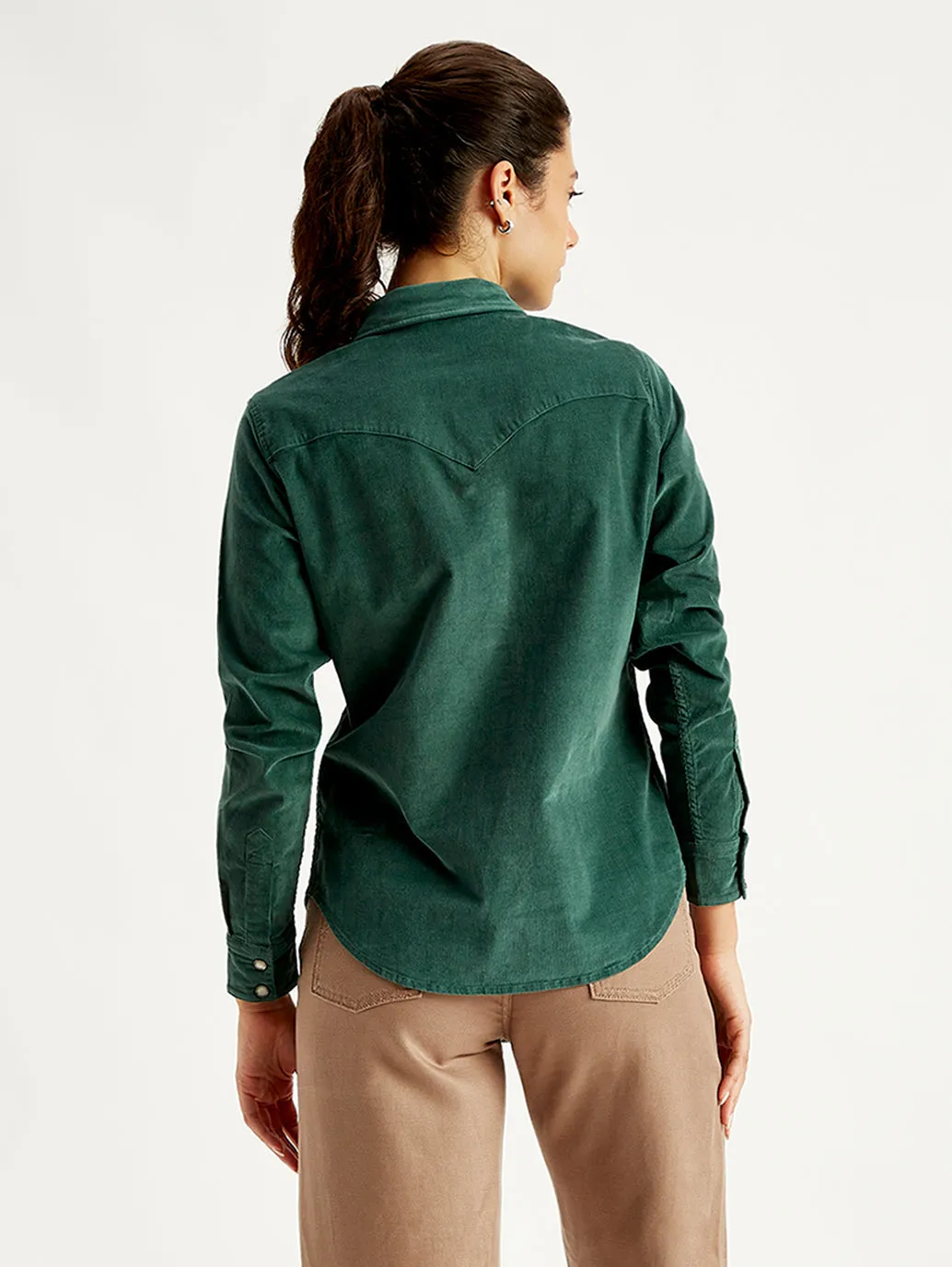 Women's Solid Regular Fit Shirt