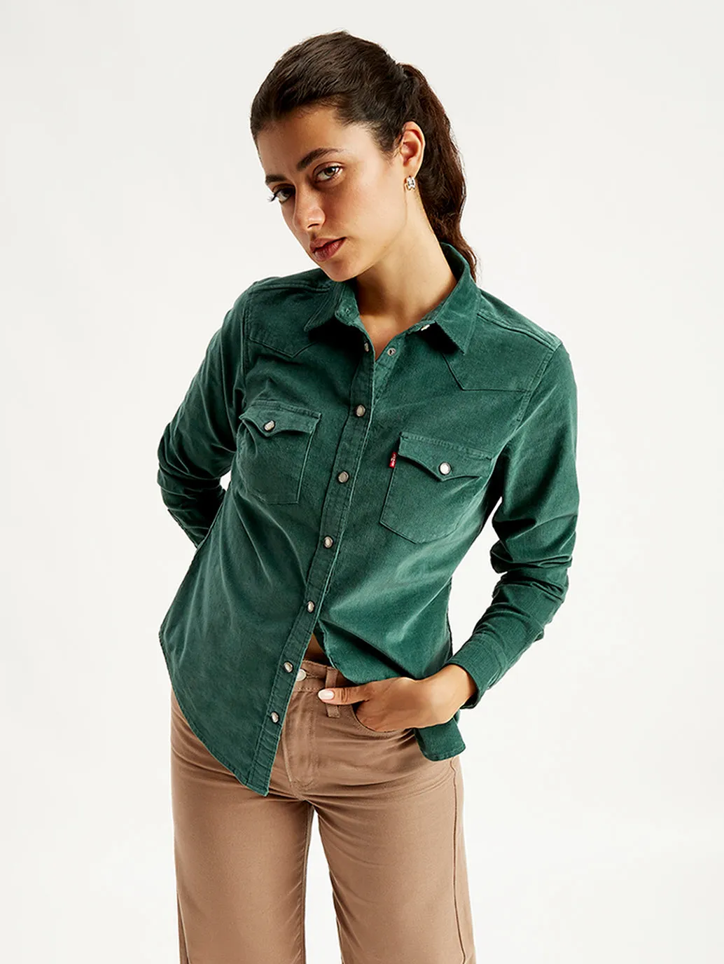 Women's Solid Regular Fit Shirt