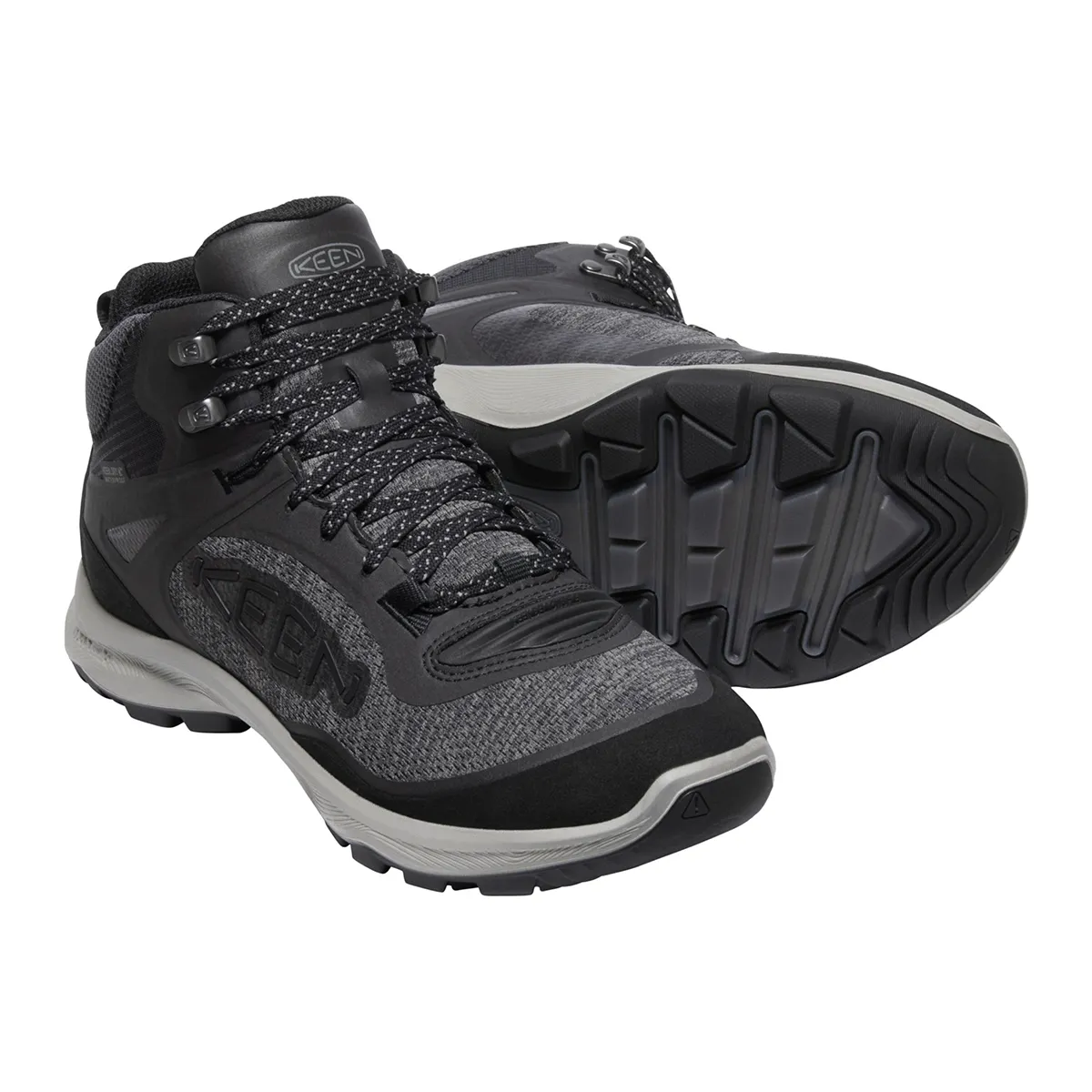 Women's Terradora Flex Mid Waterproof Black Steel Grey