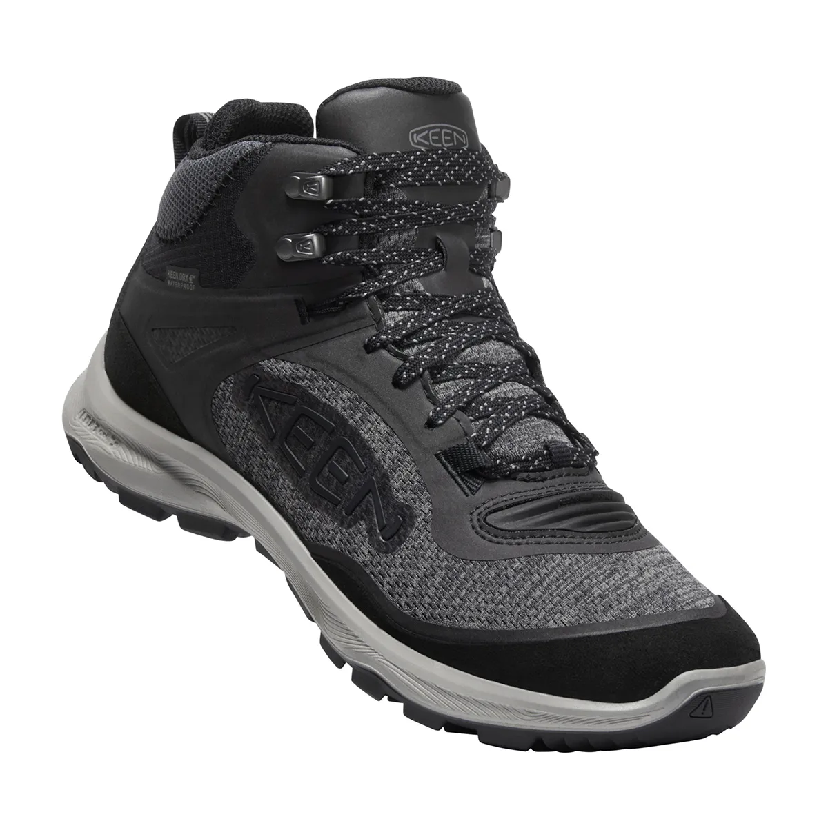 Women's Terradora Flex Mid Waterproof Black Steel Grey