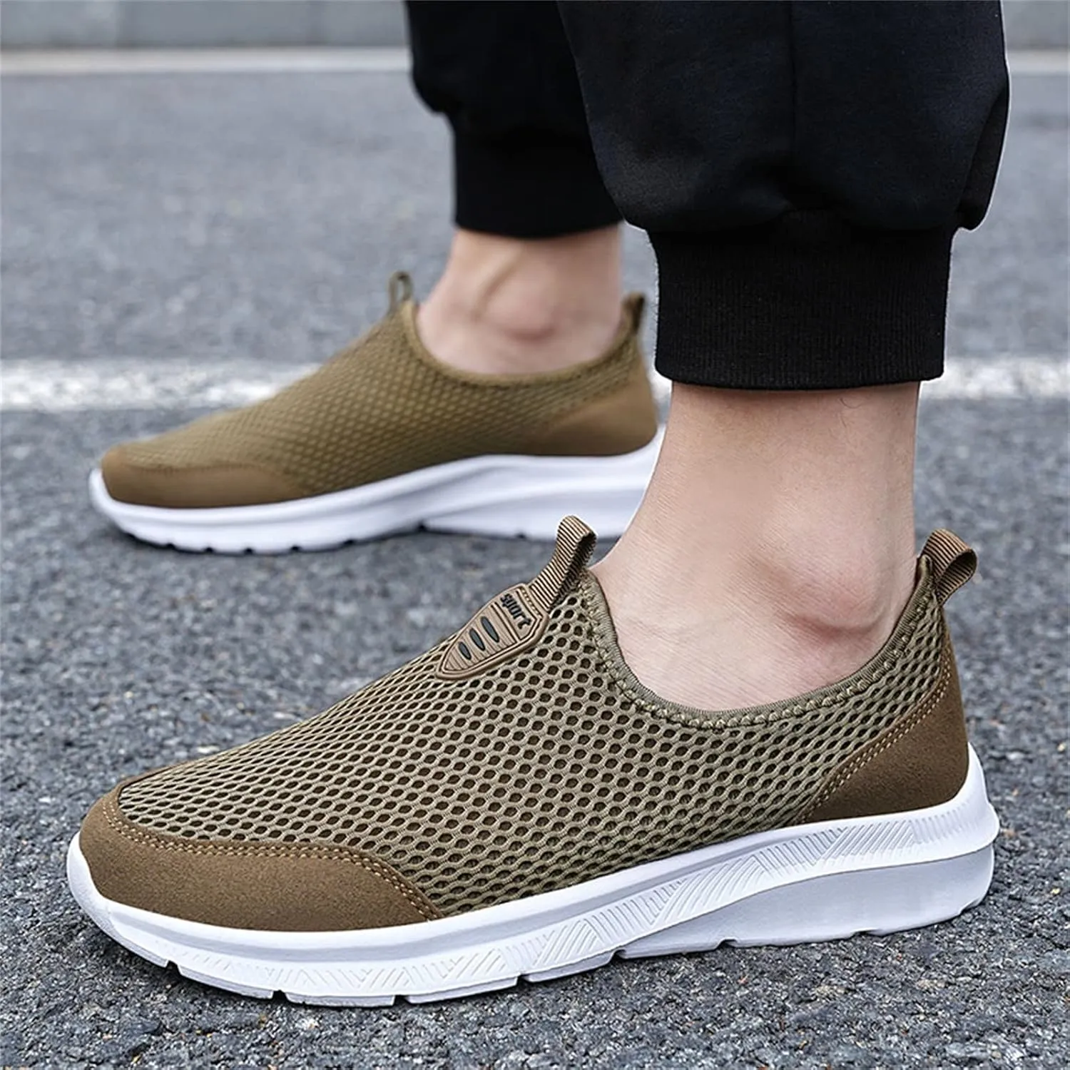 Women's Walking Shoes Cushion Comfortable Breeze Shoes Womens Tennis Shoes Slip On Business Casual Shoes Black Sneakers Steel Toe Tennis Shoe Casual Loafers