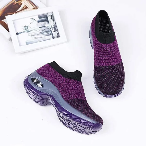 Women's Walking Shoes Sock Sneakers