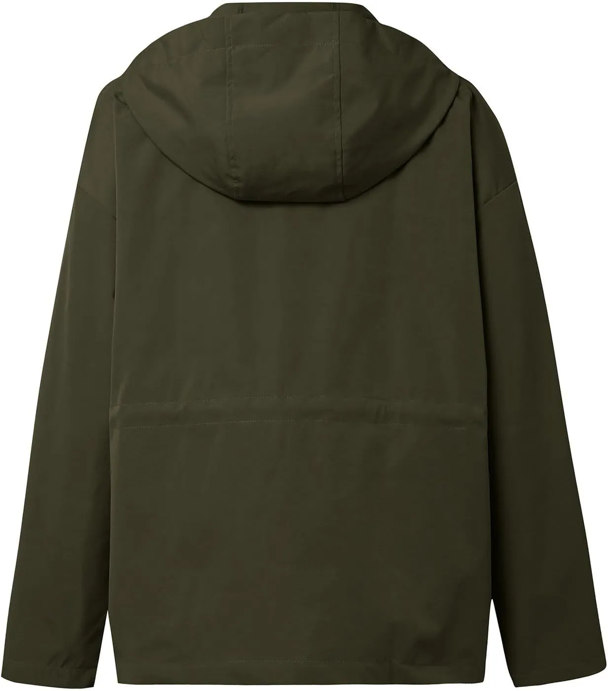 Women's Waterproof Rain Jacket 2024 Fall Striped Overcoat Waterproof Lined Plus Size Raincoat with Hood