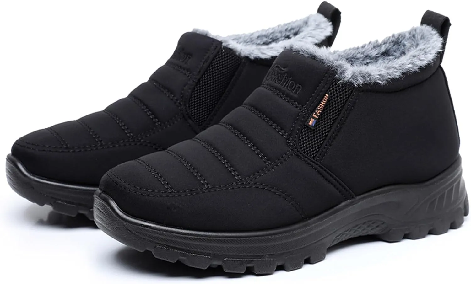 Women's Waterproof Winter Snow Boots Lightweight Warm Faux Fur Lined Mid-Calf Booties Lightweight Winter Warm Thermal