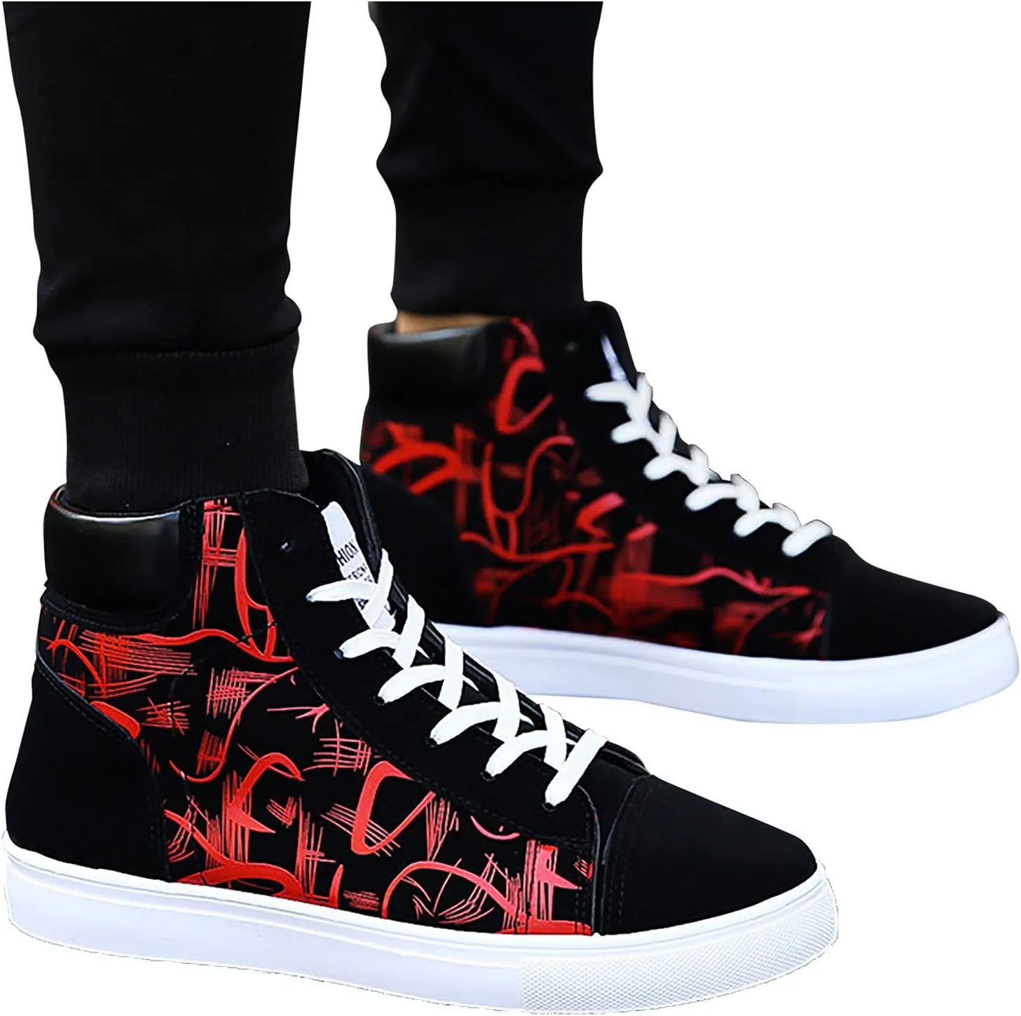 Women's White Fashion Sneakers Women's Fashion Sneakers Womens Hiking Shoes Round Toe Flats Comfortable Platform Loafers for Women Slip On Sneakers Men