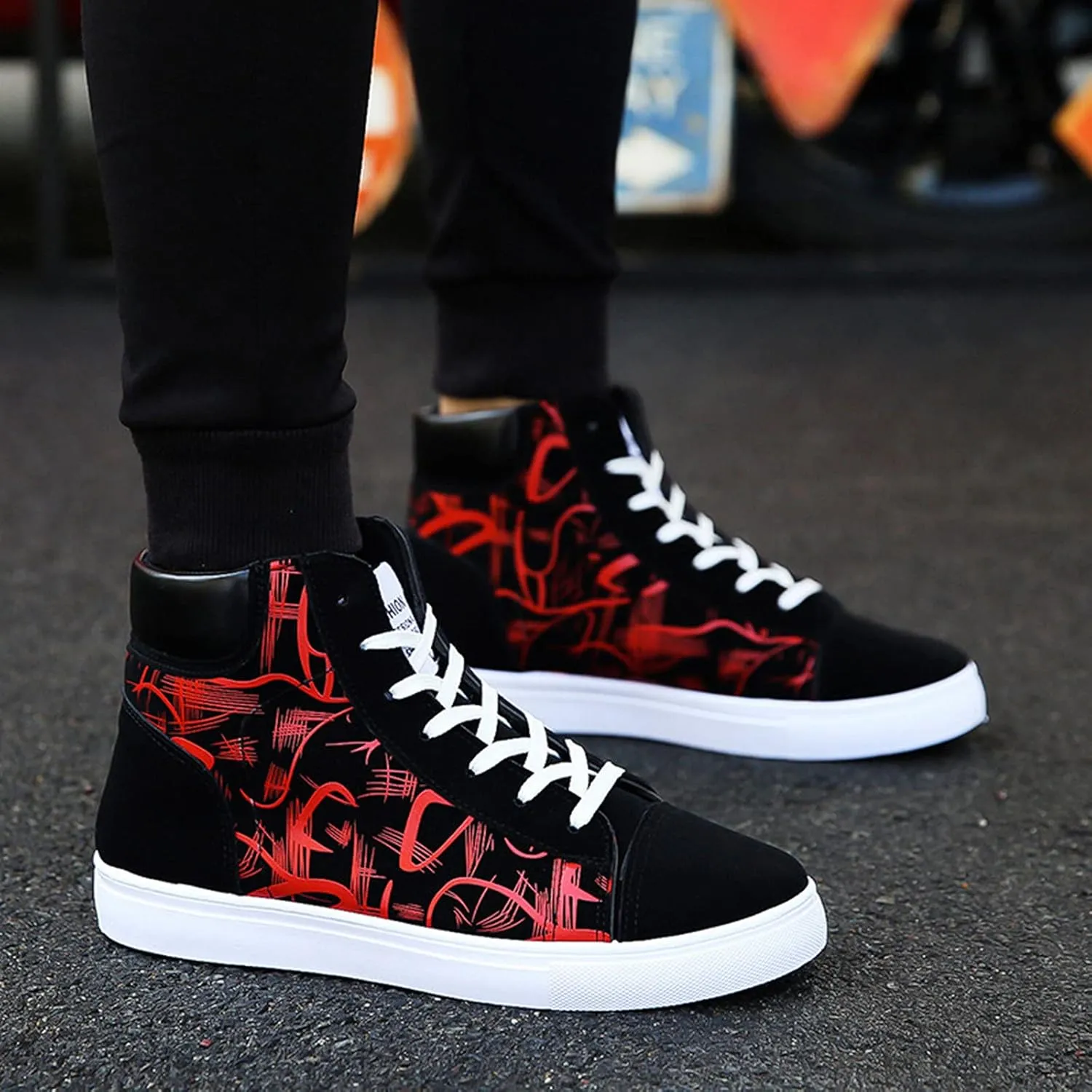 Women's White Fashion Sneakers Women's Fashion Sneakers Womens Hiking Shoes Round Toe Flats Comfortable Platform Loafers for Women Slip On Sneakers Men