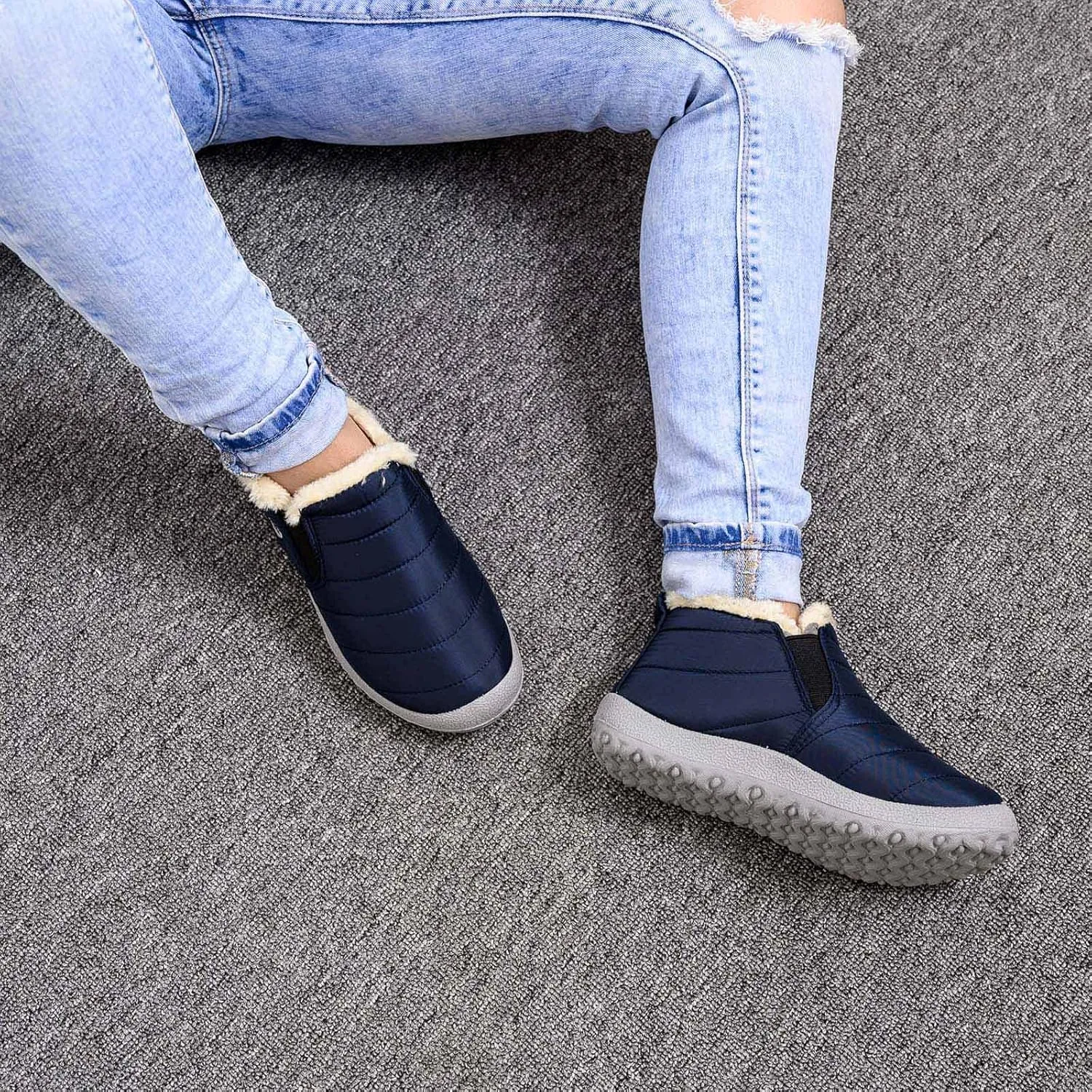 Women's Winter Boots Waterproof Snow Boots Platform Insulated Fur Boots Outdoor Work Boots Womens Work Boots