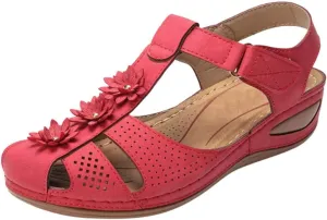 Womens with Arch Support Walking Sandals Orthopedic Recovery Slides Comfortable Adjustable Straps Thick Cushion Summer Beach Casual Outdoor Footwear