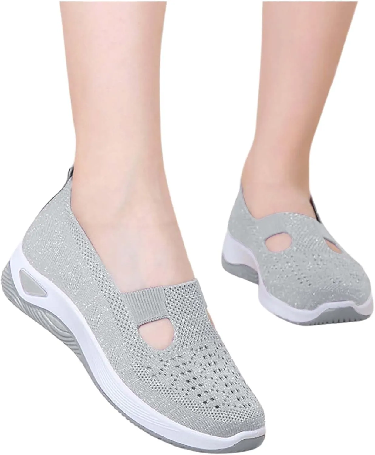 Women's Woven Orthopedic Breathable Soft Shoes Mens Casual Shoes Arch Support Casual Shoes for Fall Waterproof Sneakers Waterproof Tennis Shoe Loafers Dress Shoe
