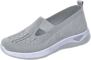 Women's Woven Orthopedic Breathable Soft Shoes Mens Casual Shoes Arch Support Casual Shoes for Fall Waterproof Sneakers Waterproof Tennis Shoe Loafers Dress Shoe