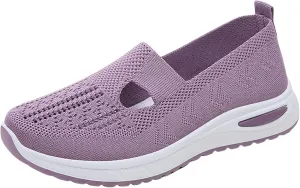 Women's Woven Orthopedic Breathable Soft Shoes Running Shoes for Women Winter Business Casual Shoes Fashion Sneakers 2025 Waterproof Tennis Shoe Casual Loafers